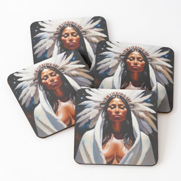 Item preview, Native American Cosmic Shaman Guide designed and sold by AUTHENTIC AMERICANA ARTS.