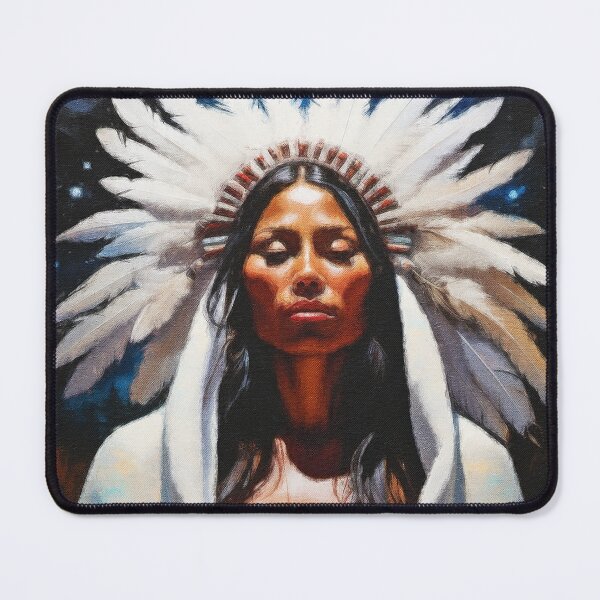 Item preview, Native American Cosmic Shaman Guide designed and sold by AUTHENTIC AMERICANA ARTS.