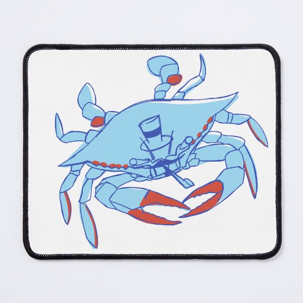 Item preview, Crab with Pipe and Top Hat designed and sold by kumorri01.