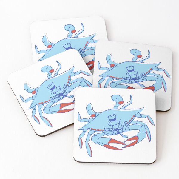Item preview, Crab with Pipe and Top Hat designed and sold by kumorri01.