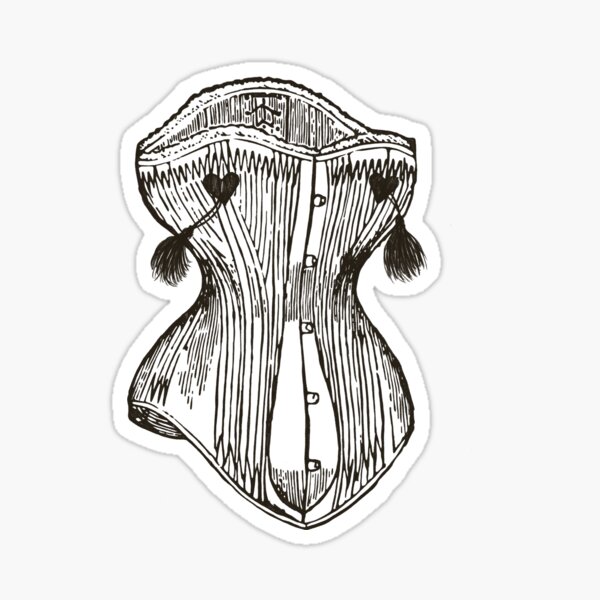 Corset Stickers for Sale