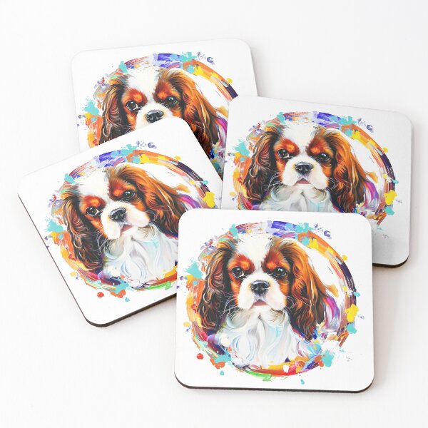 Item preview, Street Art dog cocker spaniel cavalier designed and sold by NEUMANN ArtWear Boutique.