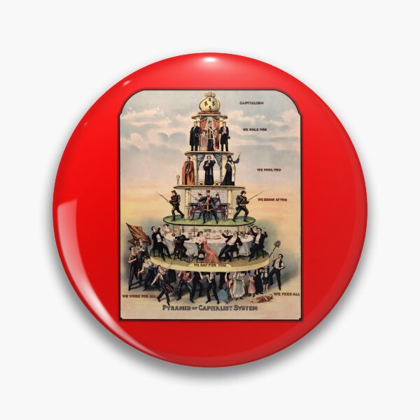 Item preview, The Pyramid of the Capitalist System - How they Crush the Working Class designed and sold by fuzzynautilus.