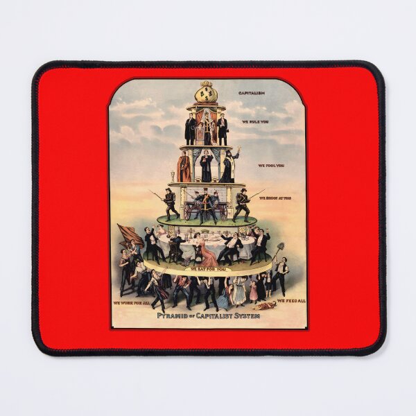 Item preview, The Pyramid of the Capitalist System - How they Crush the Working Class designed and sold by fuzzynautilus.