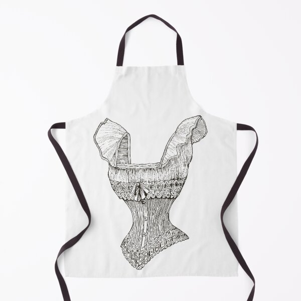 Item preview, Black Line Work Vintage Corset designed and sold by MaryRose73744.