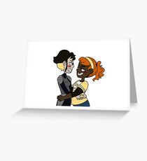 Kunoichi Squared - Teenage Mutant Ninja Turtles - April x Karai Greeting Card