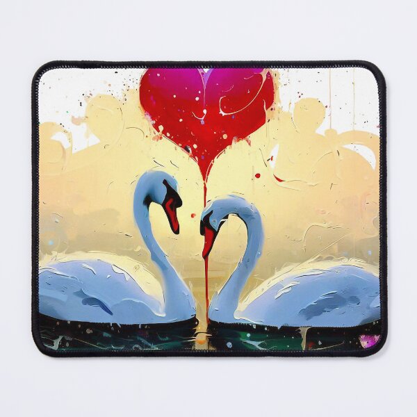 Item preview, Street Art swans bird designed and sold by NEUMANN ArtWear Boutique.