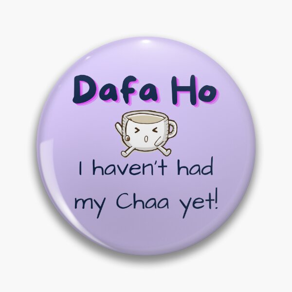 Item preview, Dafa Ho I haven't had my Chaa yet! purple designed and sold by Cutees-designs.