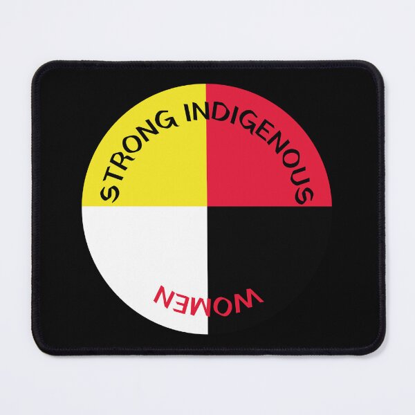Item preview, Native American - Medicine Wheel Mitakuye Oyasin - Strong Indigenous Women designed and sold by My Shobs.