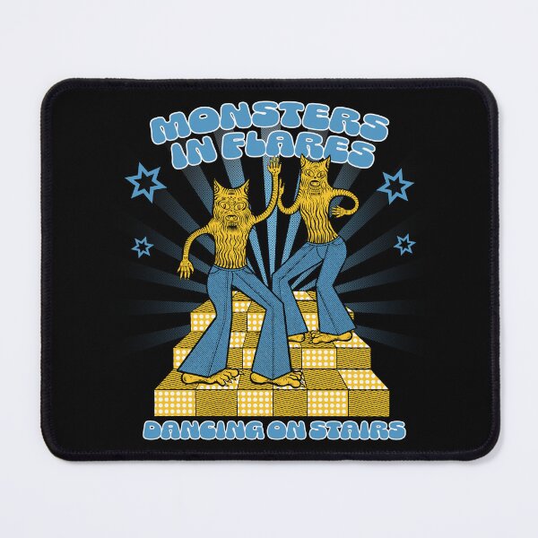 Item preview, Monstruos en bengalas bailando en las escaleras designed and sold by RGB-Ginger.
