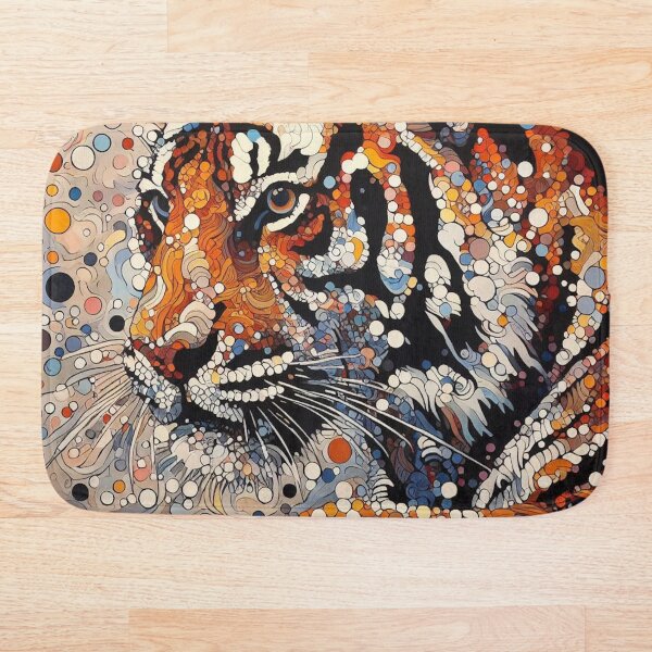 Aperçu de l'œuvre Tigre, art non objectif créée et vendue par ComputerContent.