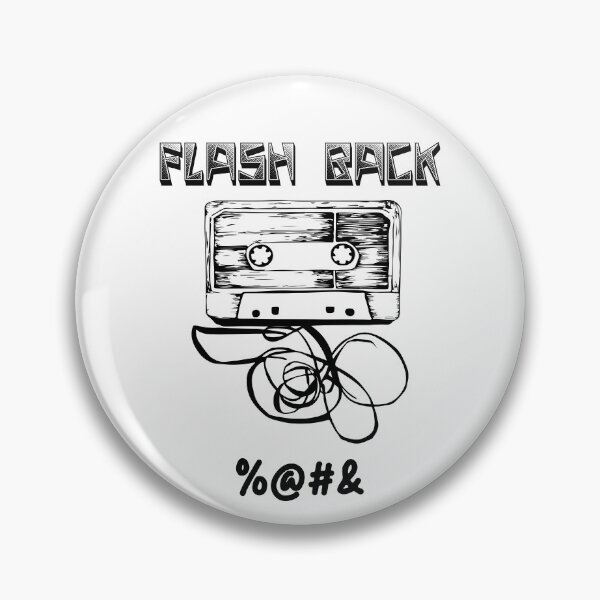Item preview, Flash Back %@#& - Cassette Tapes And Swear Words designed and sold by Oaks Creations.