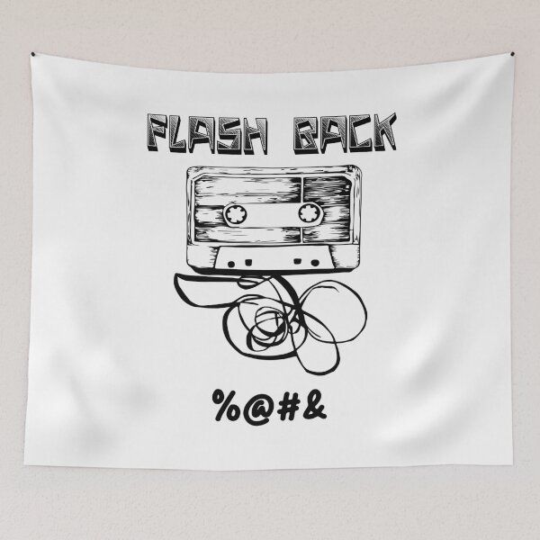 Item preview, Flash Back %@#& - Cassette Tapes And Swear Words designed and sold by Oaks Creations.