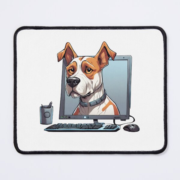 Artikelvorschau, Niedlicher futuristischer Informatikerhund entworfen und verkauft von ExtraSilver.