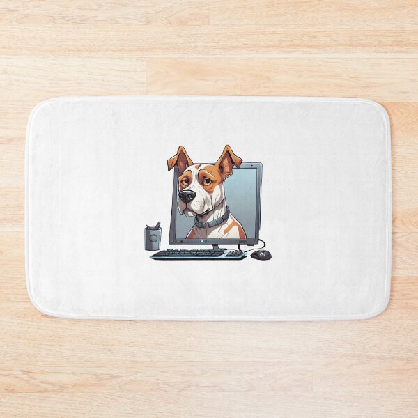Item preview, Cute futuristic computer scientist dog designed and sold by ExtraSilver.