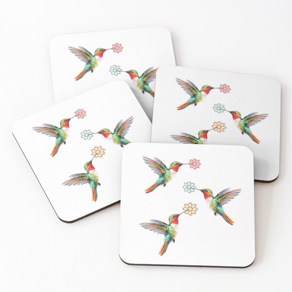 Item preview, hummingbird and Flowers designed and sold by franktact.