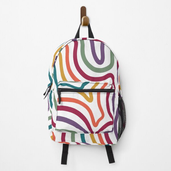 Item preview, Wavy Retro Rainbow Liquid Swirls designed and sold by velvetearth.