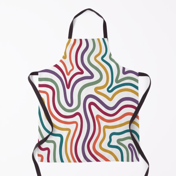 Item preview, Wavy Retro Rainbow Liquid Swirls designed and sold by velvetearth.