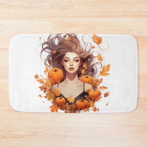 Item preview,  Autumn Women and Pumpkins - Gift for Women, Gift for Men designed and sold by WeekendSurprise.