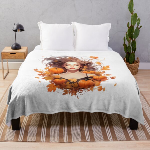 Item preview,  Autumn Women and Pumpkins - Gift for Women, Gift for Men designed and sold by WeekendSurprise.