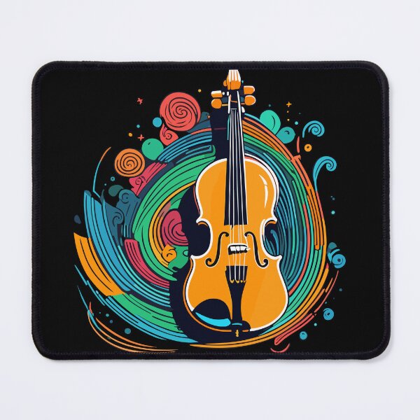 Item preview, Violin Art With Color designed and sold by HoruxDesign.