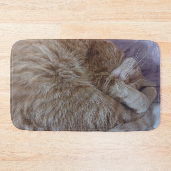 Item preview, Napping and snoring orange cat  designed and sold by Crafty Fox & Art Panda ♥️.