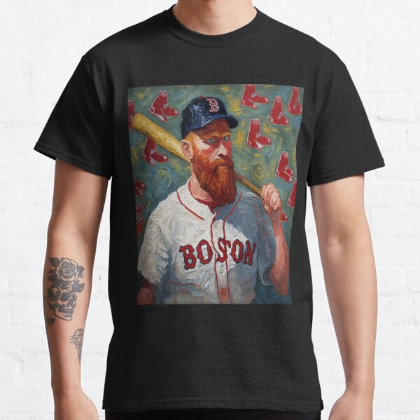 HappyGuyVintage Vintage Boston Red Sox MLB Baseball 1990s Nutmeg Mills Crewneck Sports Tee Tshirt - Vintage Red Sox Sports Tshirt (Large)