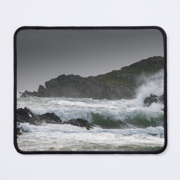 Item preview, Crashing Waves at Porth Darfarch Bay designed and sold by heidipics.