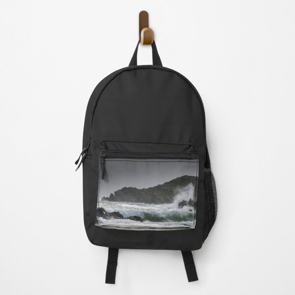 Item preview, Crashing Waves at Porth Darfarch Bay designed and sold by heidipics.