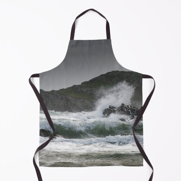 Item preview, Crashing Waves at Porth Darfarch Bay designed and sold by heidipics.