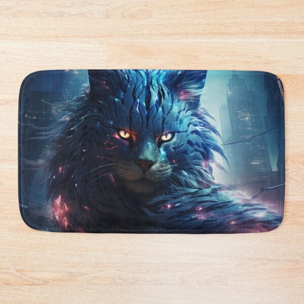 Item preview, The Blue Feline's Night Odyssey designed and sold by Newpixelland.