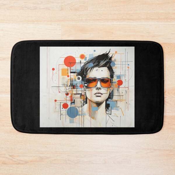 Item preview, red sunglasses man designed and sold by UILOVE.