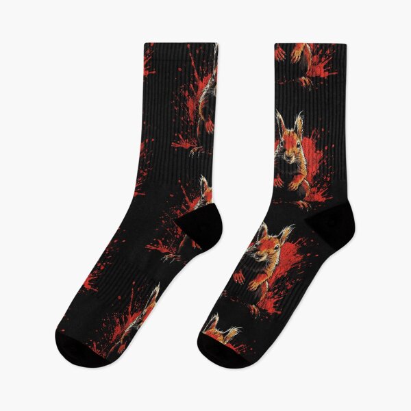 Item preview, A Red Squirrel - Street Art Vintage Distressed Wildlife designed and sold by GVRDesign.