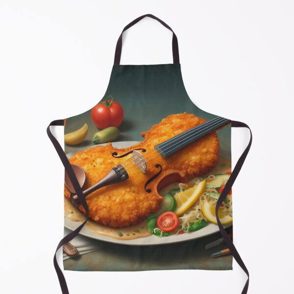 Item preview, Violin Chicken Parmesan, Surrealism designed and sold by ComputerContent.