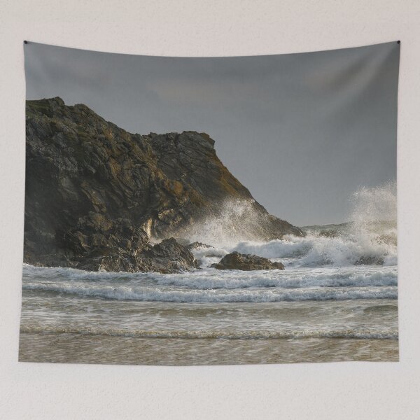 Item preview, Rough Seas at Porth Darfarch  designed and sold by heidipics.