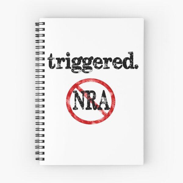 Item preview, Triggered Anti NRA Badge Gun Control Vintage Retro Style Political Gear designed and sold by Greenguy79.