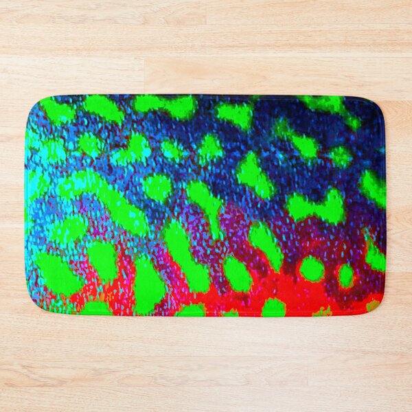 Item preview, Vibrant Bright Neon Tiger Trout Skin  designed and sold by CJRPics.