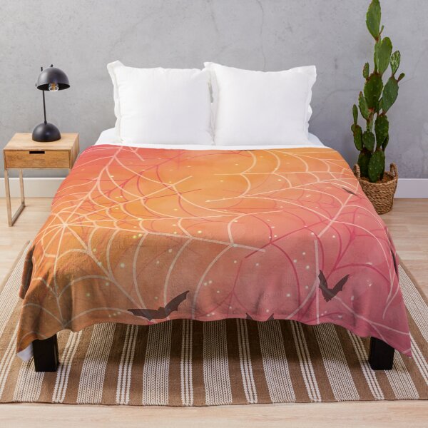 Item preview, Halloween themed pattern - Orange Spiderweb designed and sold by ManuelAndreas.
