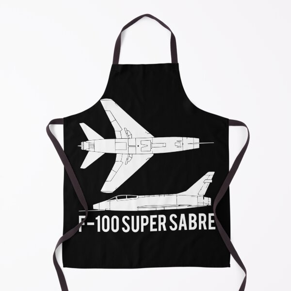Item preview, F-100 Super Sabre American Supersonic Jet Fighter Aircraft Cutout Silhouette designed and sold by MilitaryMart.