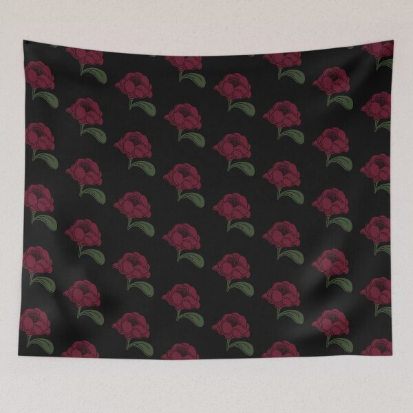Item preview, A Dark Red Flower designed and sold by ToonyPineapple.