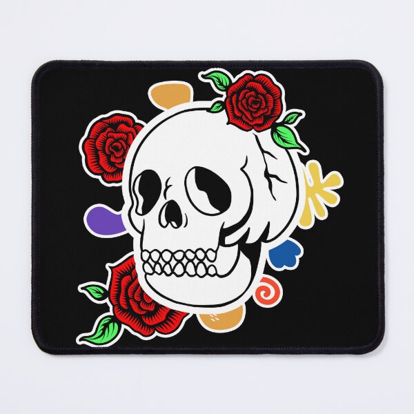 Item preview, Floral Skull designed and sold by Catsloversdotme.