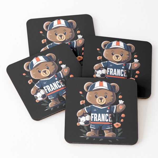 Item preview, Cute Bear Football Player From France Team designed and sold by JurenArt.