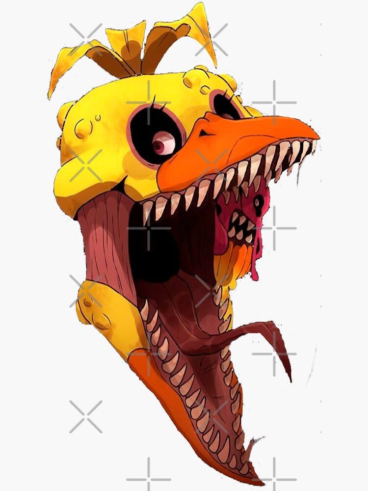 Chica five nights fnaf art | Sticker