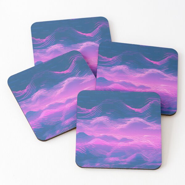 Item preview, Purple Vaporwave Pattern designed and sold by RibbitFans101.