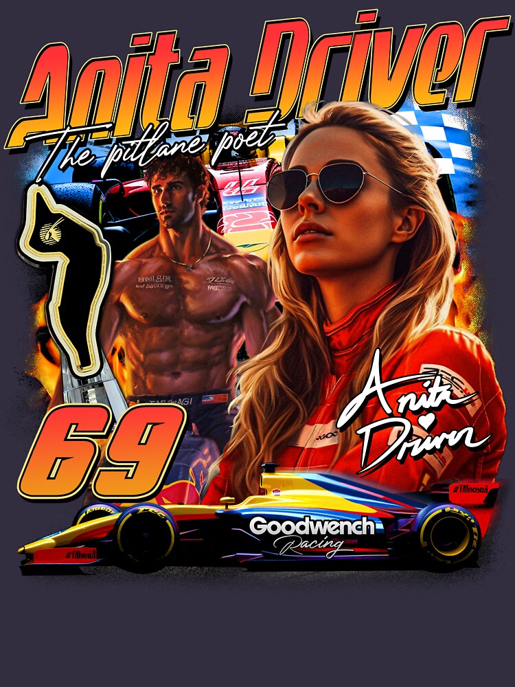 Thumbnail 3 of 3, Racerback Tank Top, Anita Driver Official Shirt designed and sold by anitadriver.