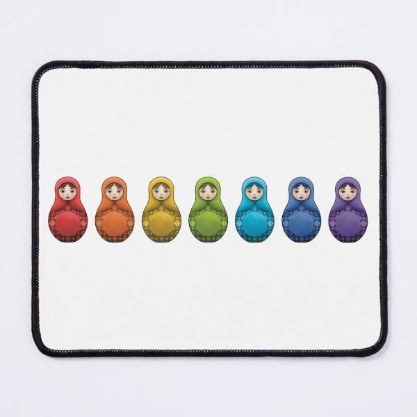 Item preview, Rainbow Matryoshka Revamped designed and sold by MadeByGeeClowes.