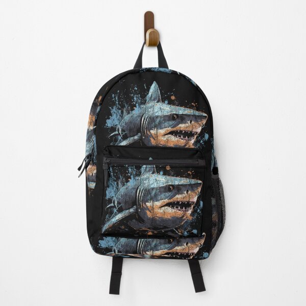 Item preview, Great White Shark - Street Art Vintage Distressed Wildlife designed and sold by GVRDesign.