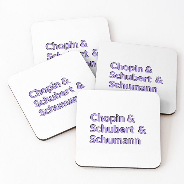 Item preview, Classical music composers - Schubert Schumann Chopin designed and sold by Inspirationmotivation.