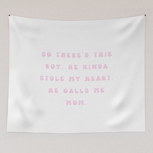 Item preview, So There's This Boy He Kinda Stole My Heart He Calls Me Mom designed and sold by franktact.