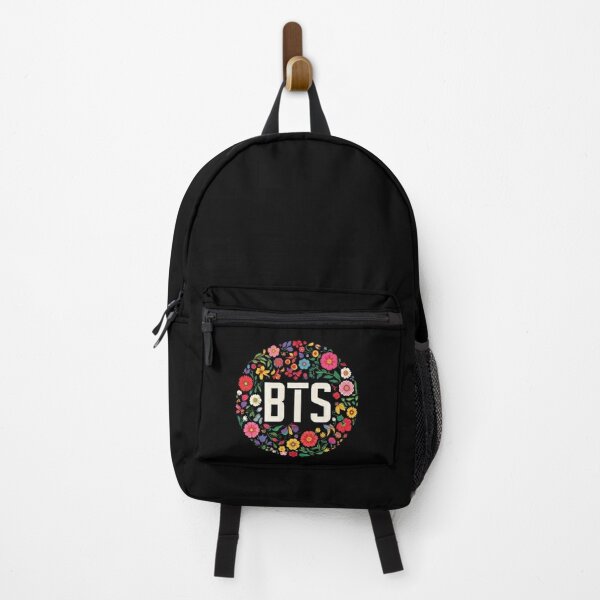 BTS MERCH SHOP, Flower Print Backpack